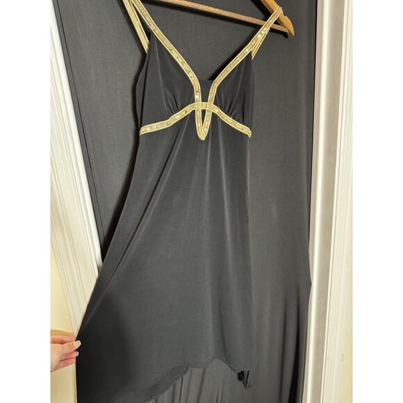 Outlooks Strapless Top Black Small NEW 90s Y2K Asymmetrical Whimsigoth Fairy - Picture 3 of 15